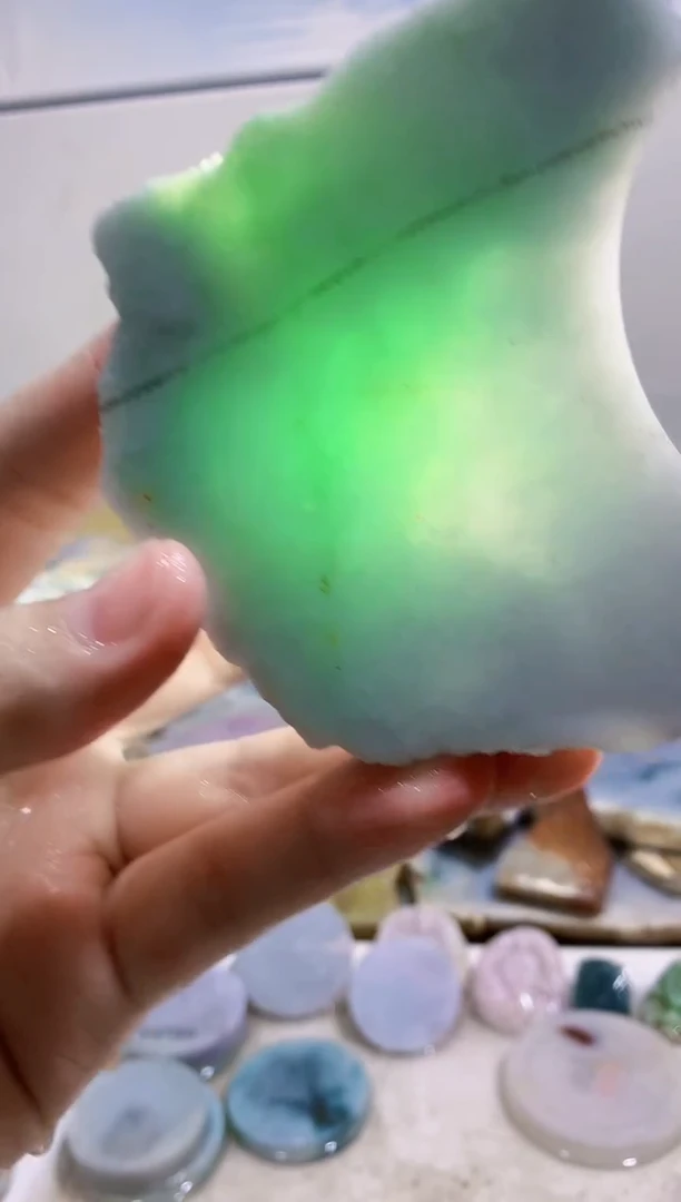 颈饰未镶嵌翡翠0蒙0翡翠珠宝677