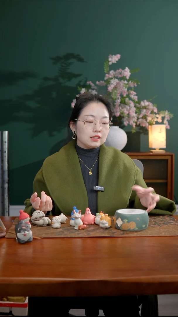 茶壶紫砂秋****8绿色玫瑰温茶器