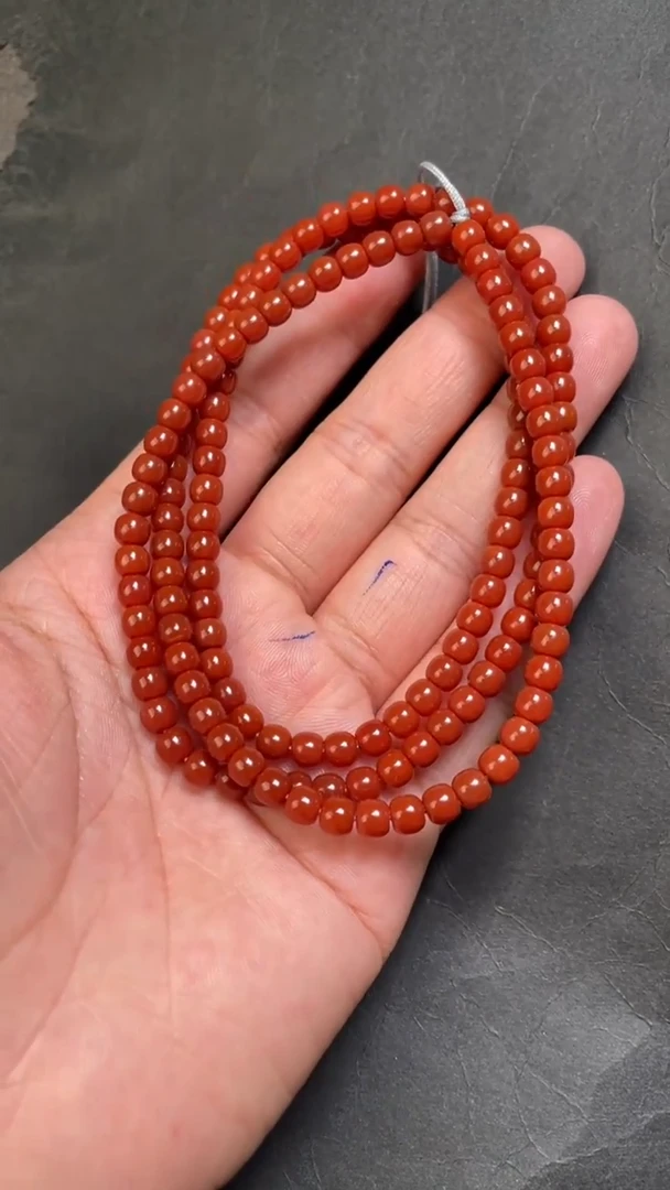 南红玛瑙56未镶嵌多圈