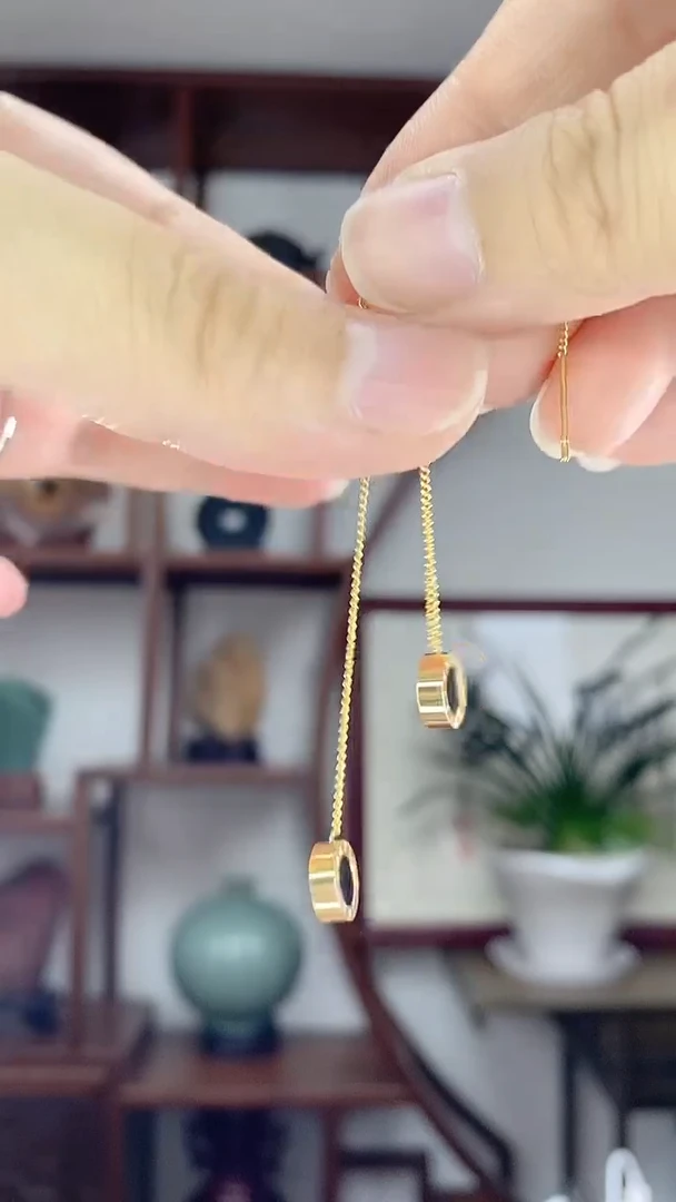 耳饰未镶嵌拼合珍珠（马贝珠）E01耳线