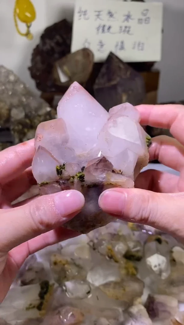 未镶嵌珠宝半成品水晶90号441g四川超七花园水晶