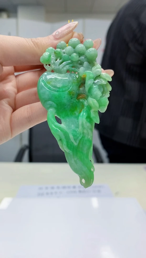 【闪购商品】定制翡翠未镶嵌5153jw-毛货挂件101