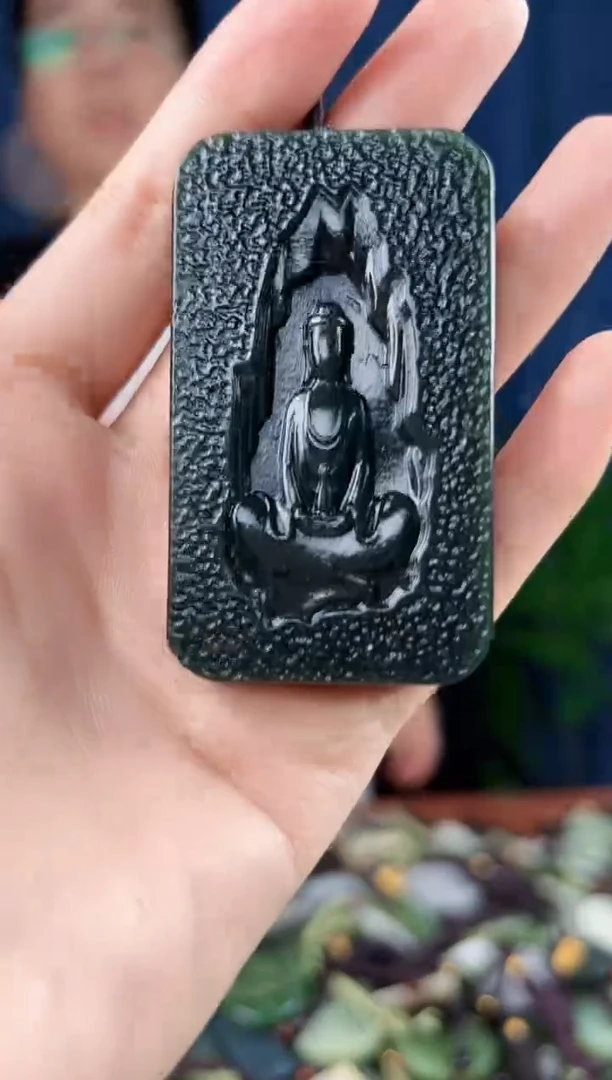 未镶嵌和田玉挂件拍一发一，