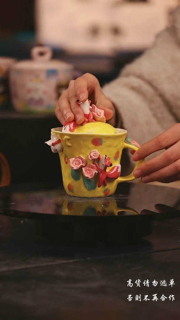 陶瓷景德镇可爱设计师款陶瓷