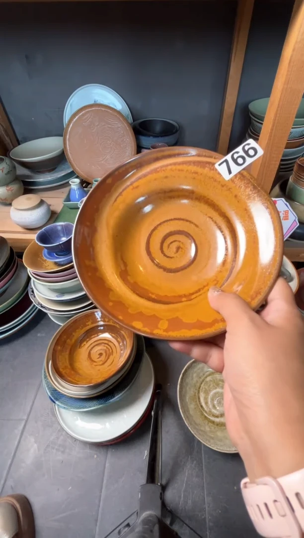 瓷片?**问766 一页金秋手工盘