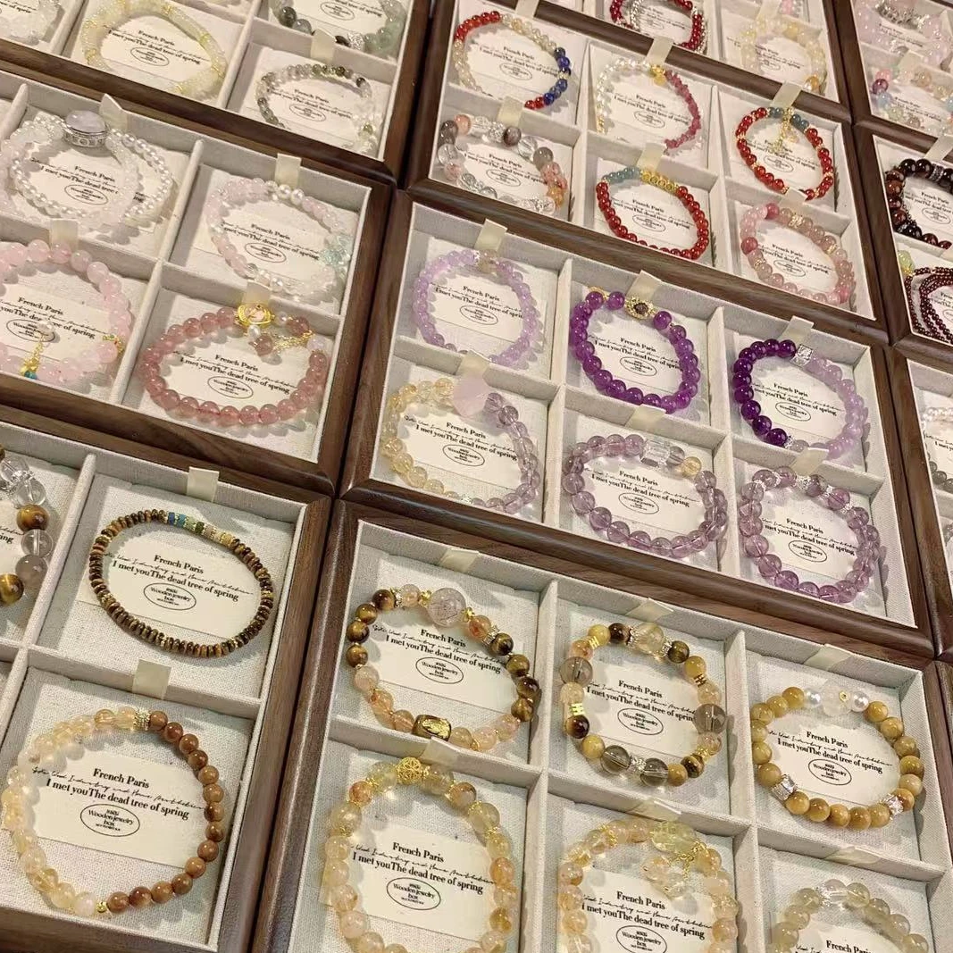 天然玛瑙玉髓水晶手串手链 多样性发一（天然材质默认微瑕）