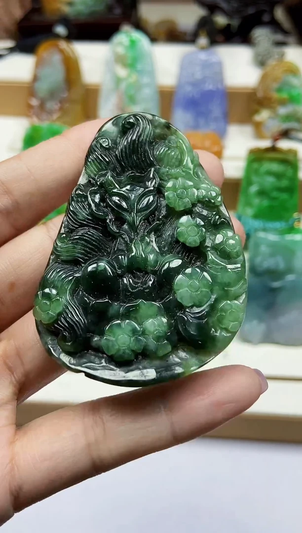 未镶嵌挂件翡翠翡翠A货