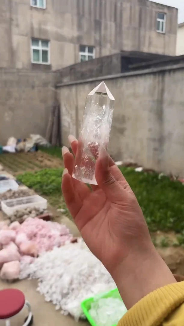 【闪购商品】摆件未镶嵌水晶白水晶柱子 395