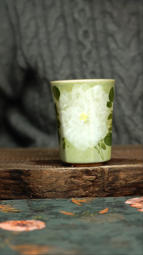 【闪购商品】杯杯釉下彩手工手绘同款陶器