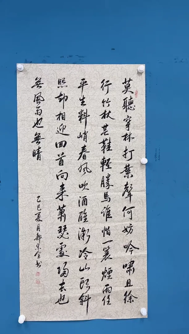 国画9.27zz-袁志良-不带国检证书-四尺书法