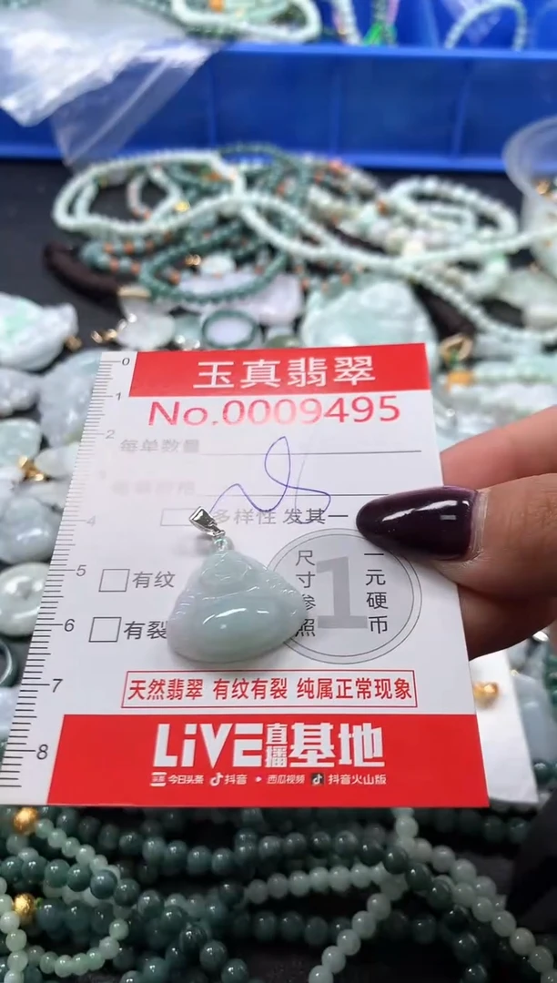 吊坠(不含链)未镶嵌翡翠9495