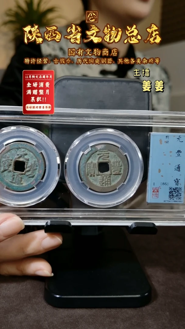 铜元丰通宝 对钱/闻德86/陕文店