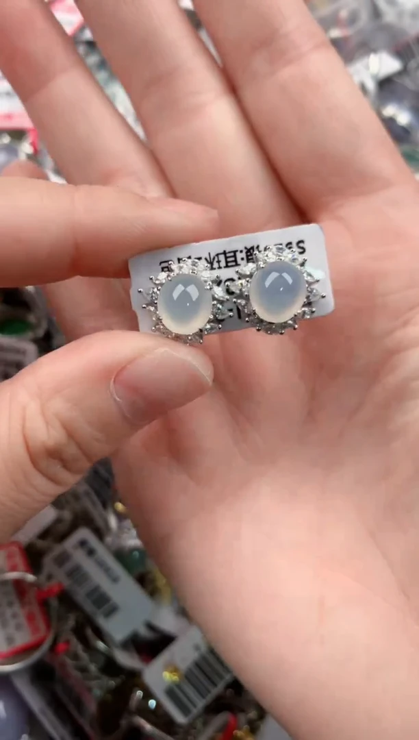 银S925镶嵌戒指翡翠2222      7