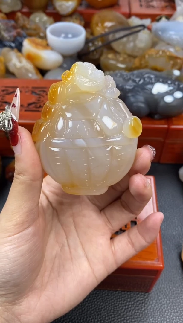 【闪购商品】玛瑙/玉髓手把未镶嵌1