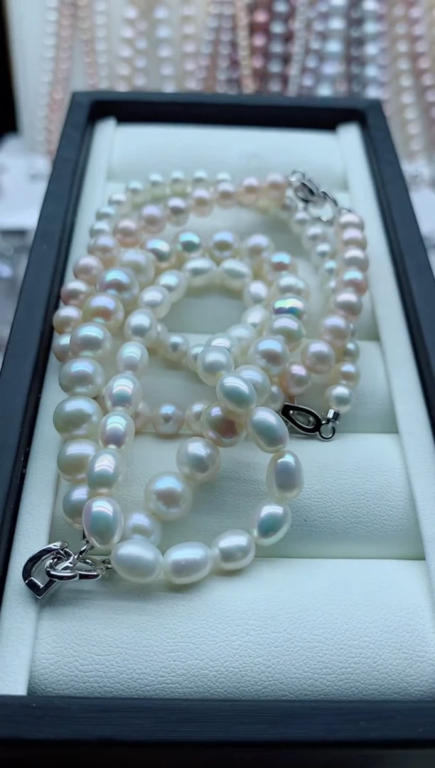 合金手链淡水珍珠多样性发其一，非无暇