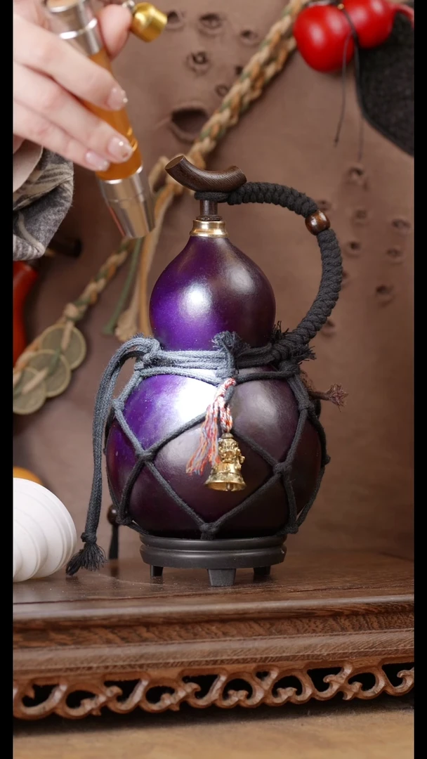 28号精品天然大漆酒葫芦一物一拍~