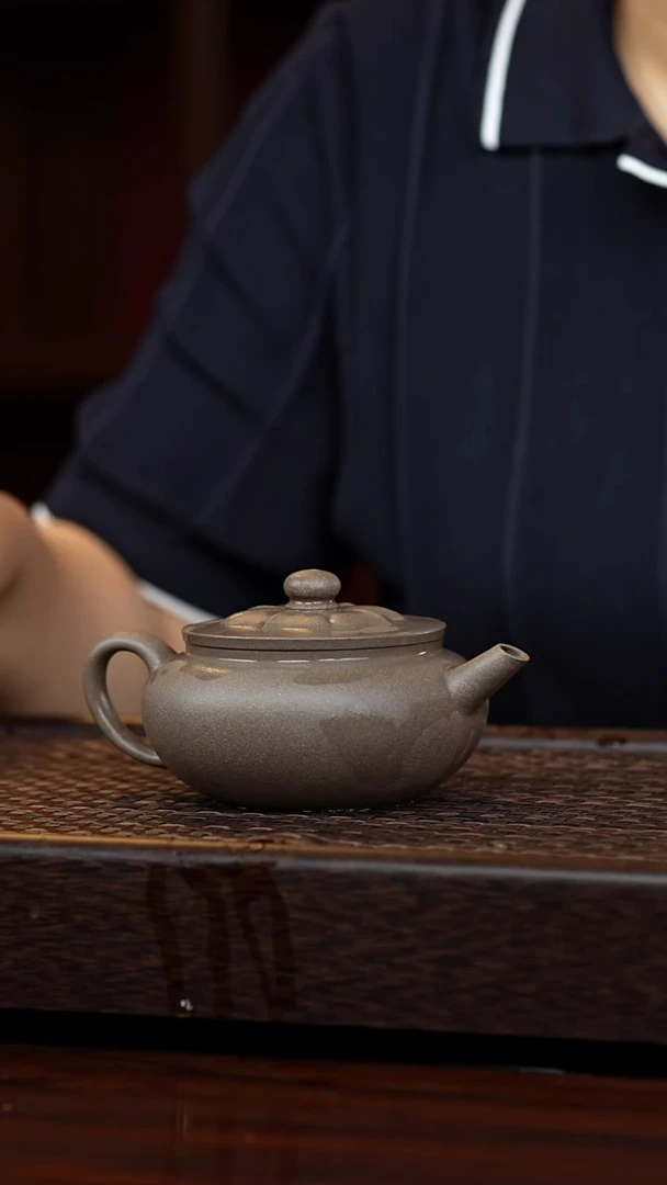 茶壶紫砂63号，丹壶溢香紫砂壶250毫升