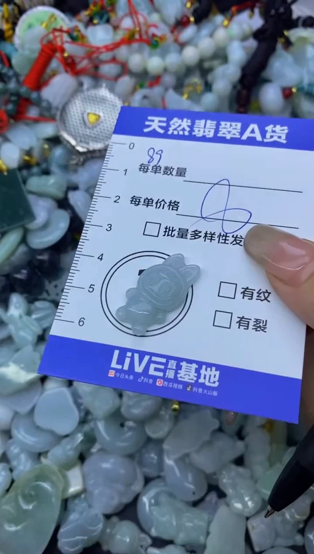 颈饰未镶嵌翡翠天然翡翠A货批量多样性发一件