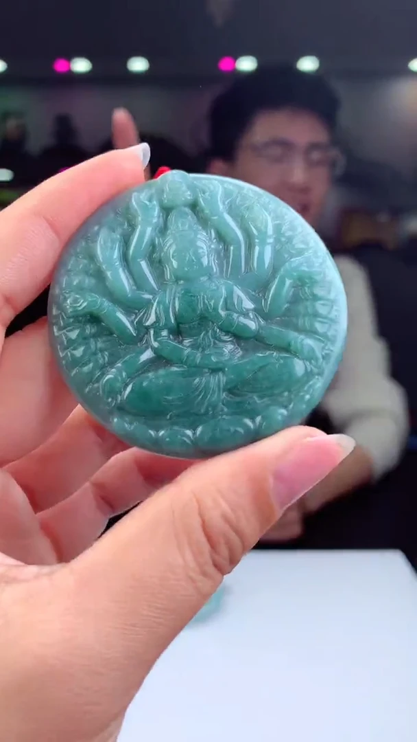 【闪购商品】翡翠颈饰未镶嵌天然A货翡翠（拍一发一)