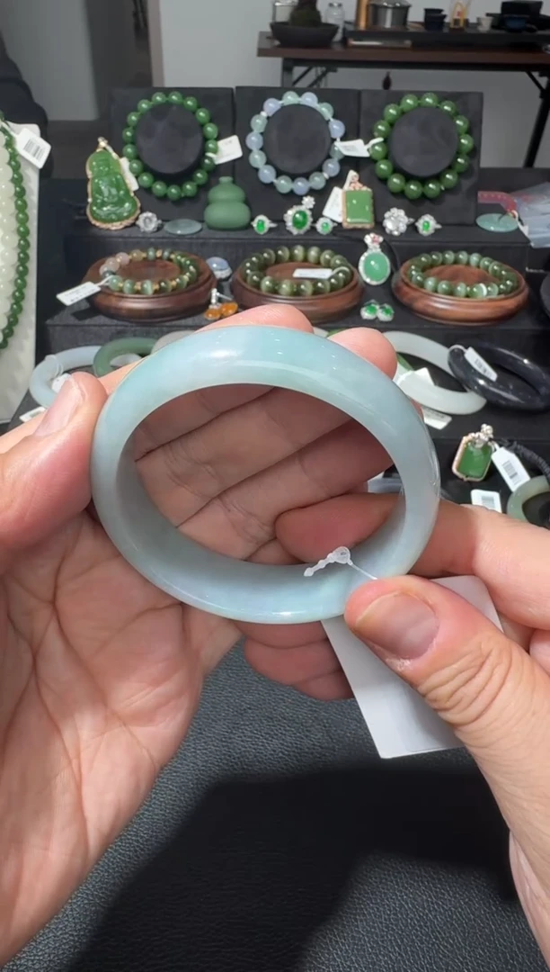 未镶嵌手镯翡翠XSD 60.5圈手镯