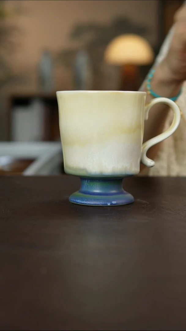 杯景德柴烧手作多人瑕疵