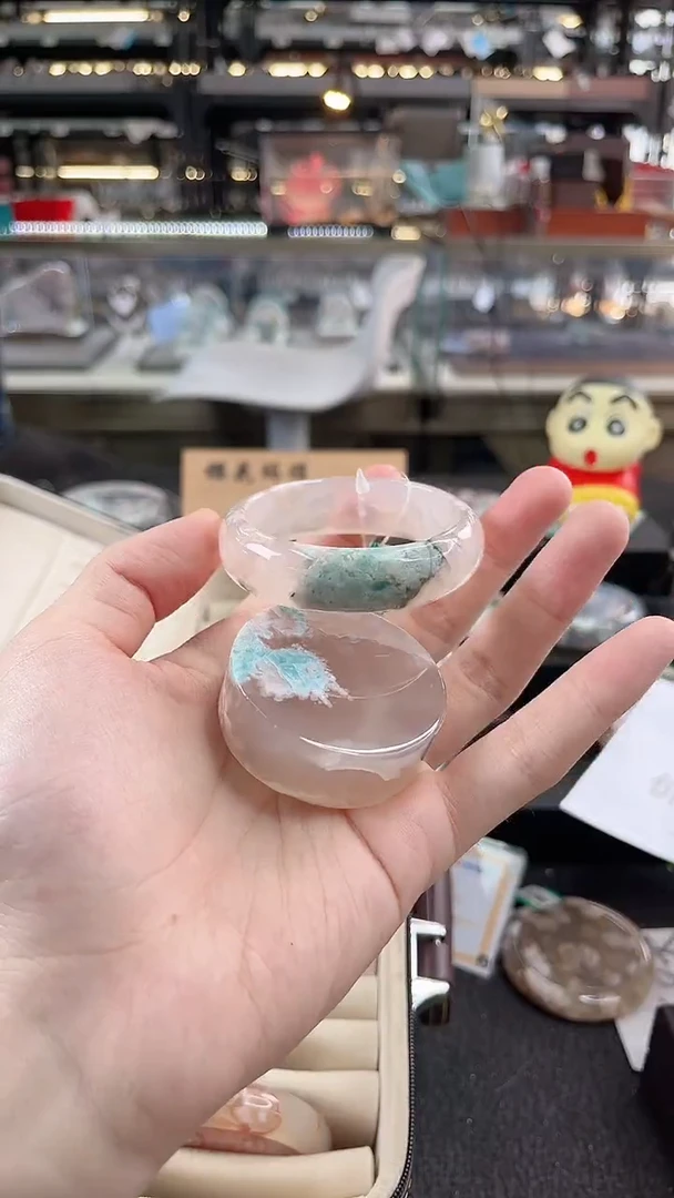 未镶嵌手镯石英质玉51圈口 （赠品镯心）3887009