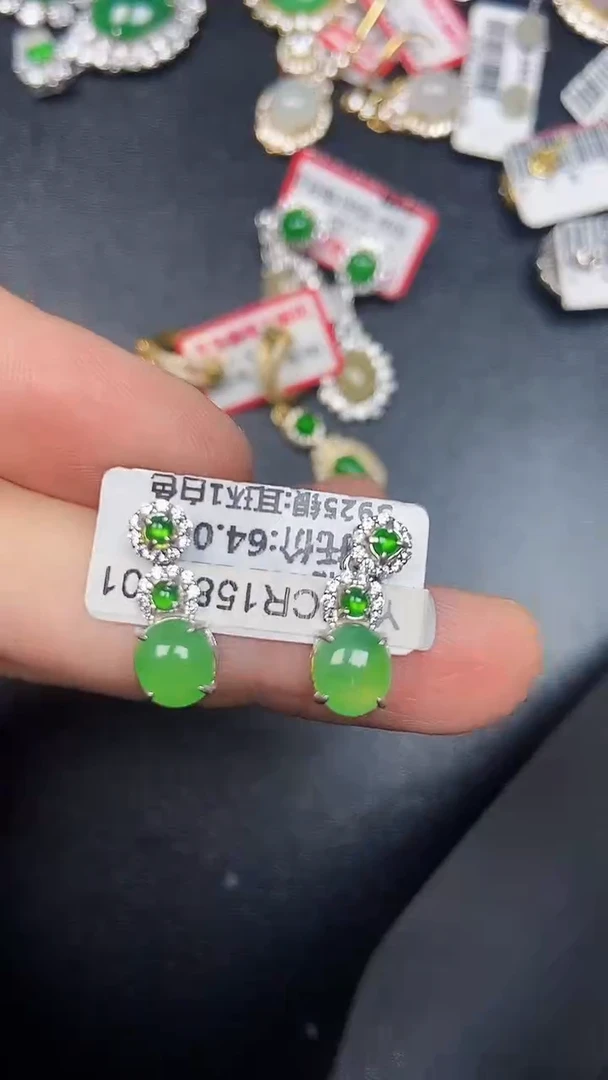 银S925镶嵌戒指翡翠5000