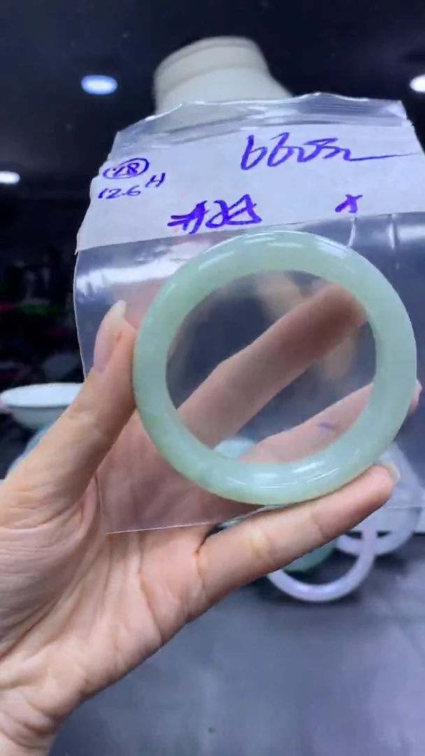 未镶嵌定制翡翠28手镯55纹+660元+拍一发一