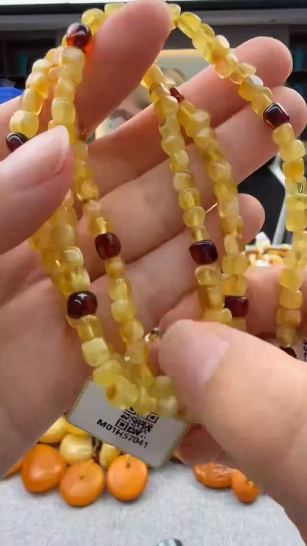 未镶嵌颈饰琥珀6秒拍号   假一赔三