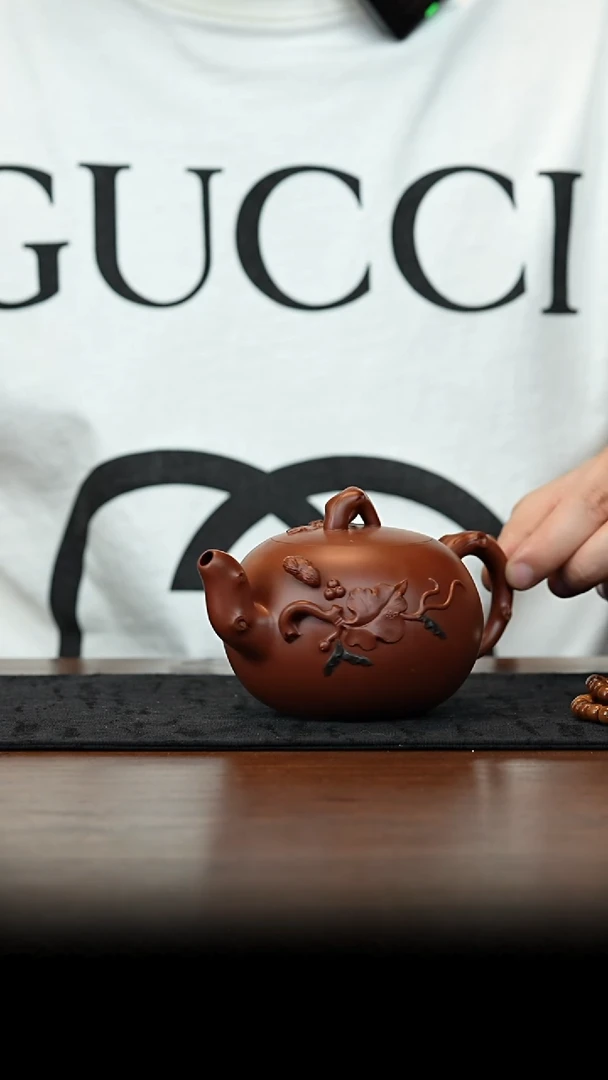 茶壶紫砂宜兴紫砂壶xj201