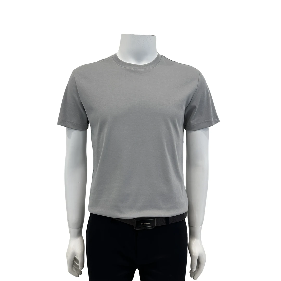 ST2532783灰色圆领T恤舒适透气