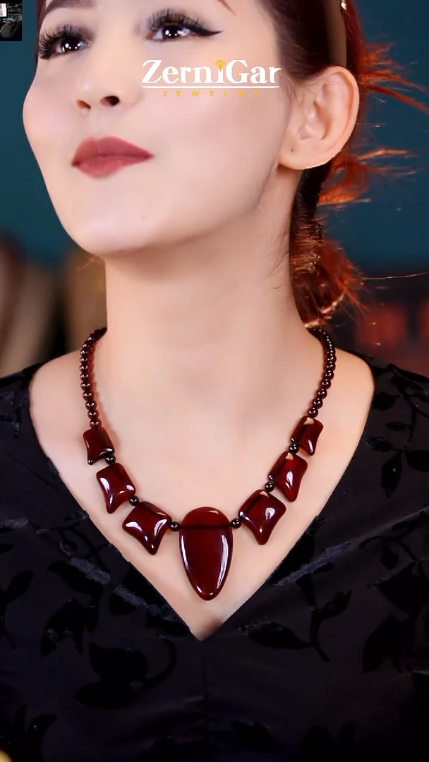 【闪购商品】琥珀颈饰未镶嵌天然琥珀项链