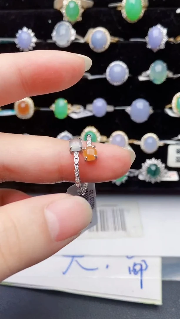 颈饰银S925镶嵌翡翠1430