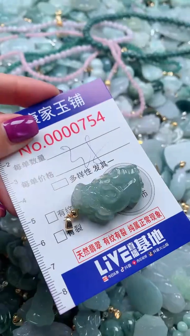 颈饰未镶嵌翡翠754