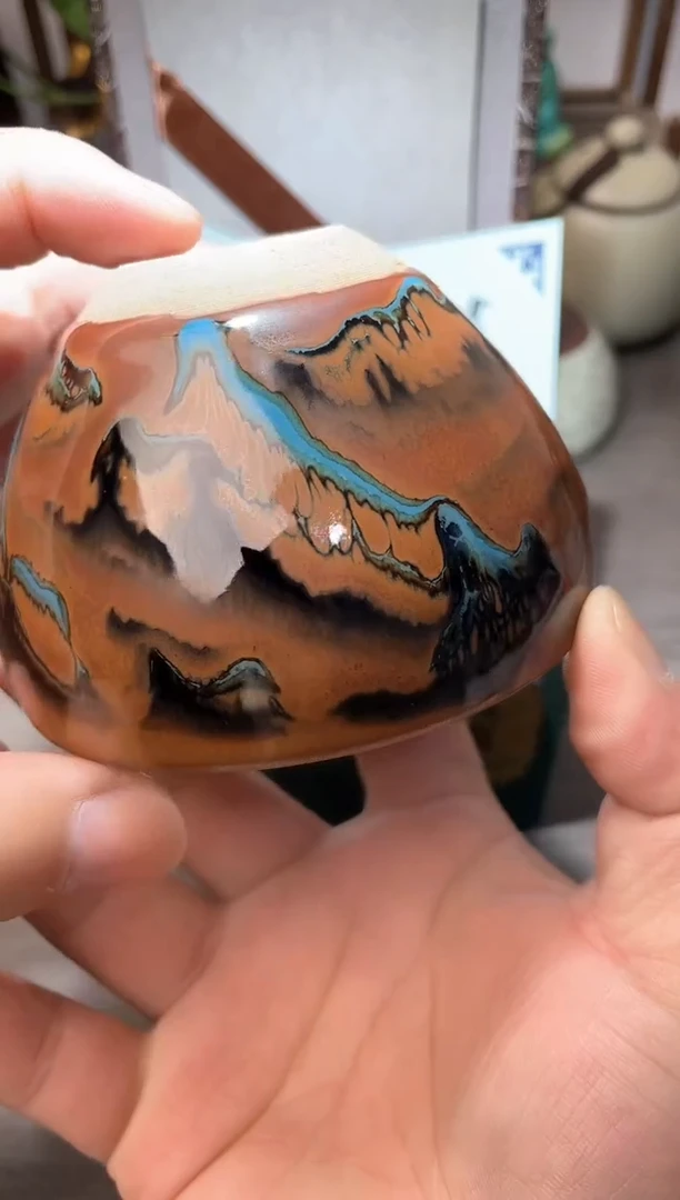 茶盏山水钵钵高端茶器主人杯