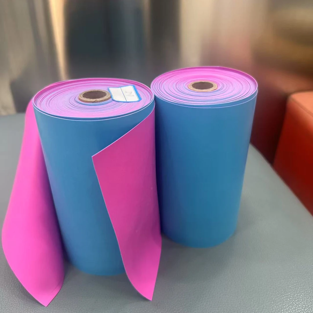 （2米装）鲲鹏蓝粉双色户外扁皮筋耐打抗冻