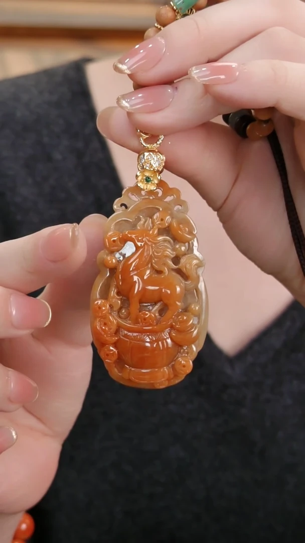 颈饰未镶嵌翡翠国风