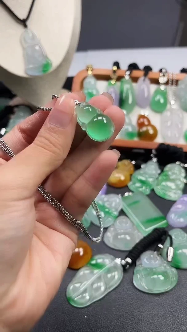 颈饰未镶嵌翡翠  所见即所得 一图一物