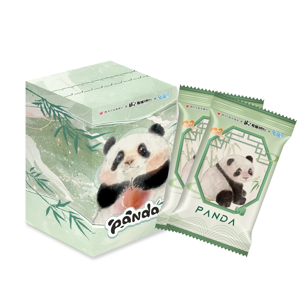 GOODSWAVE【拆盒】熊猫萌动山林系列艺术珍藏卡牌【MoMo】