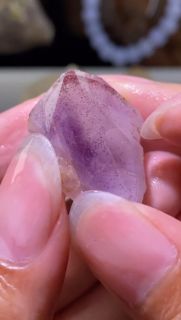 未镶嵌珠宝半成品水晶22号 精品金草莓隐山花园水晶
