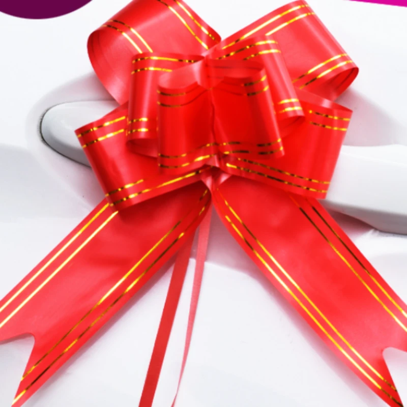 结婚车队装饰手拉花大号批彩带扎花蝴蝶结大号新车交车拉花d1