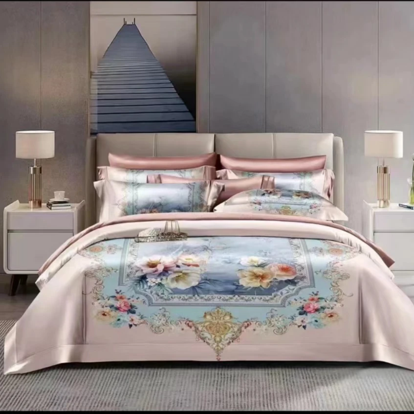 【杨总专属】欧式宫廷系列贡缎提花四件套