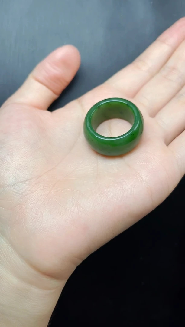 和田玉戒指未镶嵌扳指06