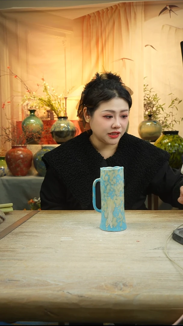 高18口6高温陶瓷花瓶