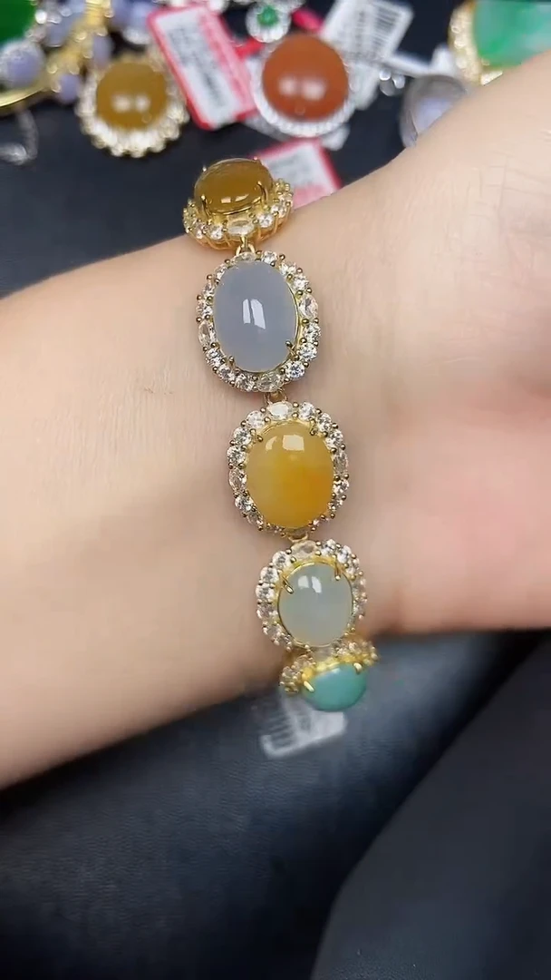 银S925镶嵌戒指翡翠3720