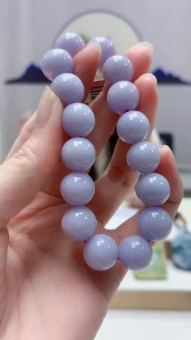 未镶嵌定制翡翠4852zm-毛货手串100