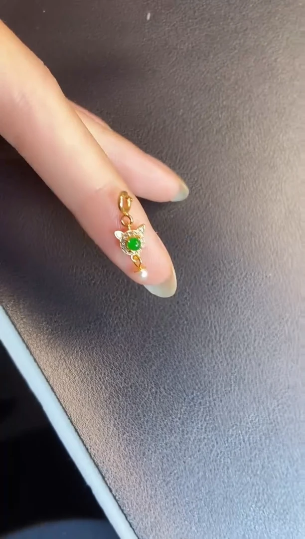 颈饰银S925镶嵌翡翠11