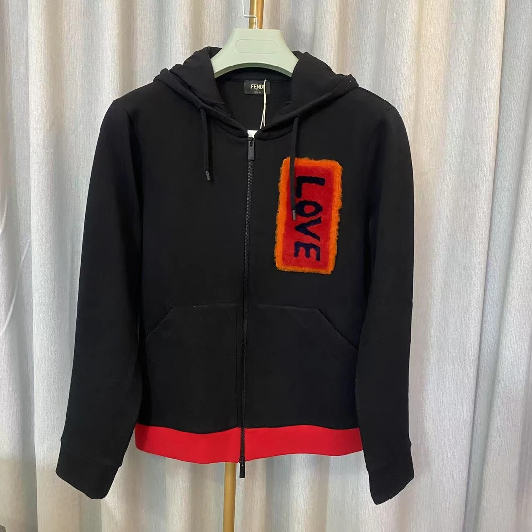 95新 FENDI/芬迪 Y/芬迪连帽外套/46码/2440013