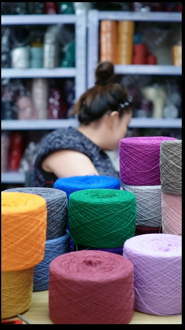 羊绒欢姐手编线D722