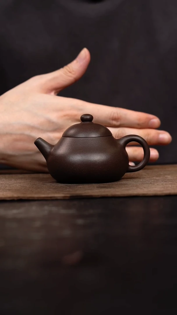 茶壶紫砂原矿手工壶120CC